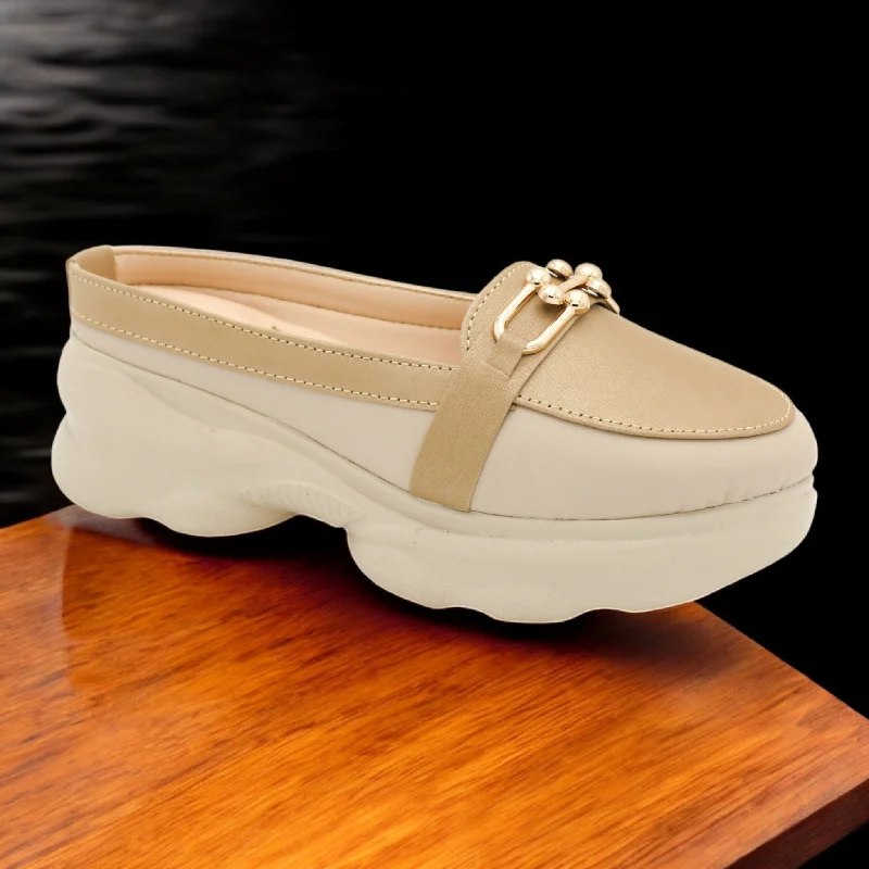 Men's slippers with a pointed toe for a stylish appearance M0487 open back