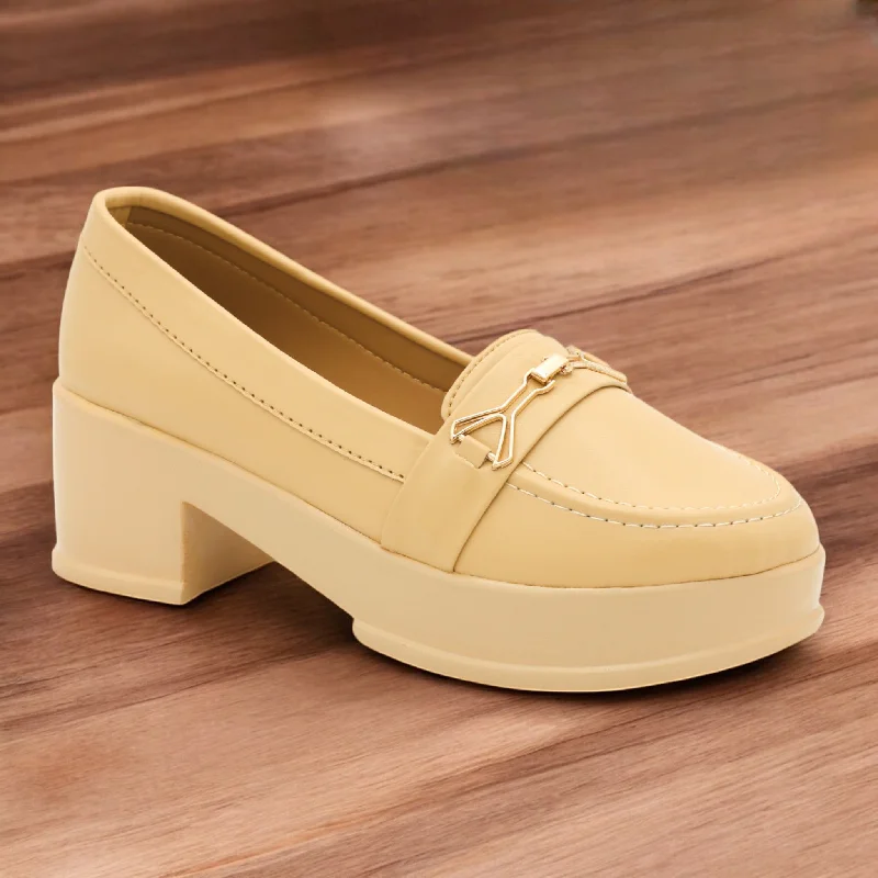 Men's slippers with a memory foam insole M0458 block heel