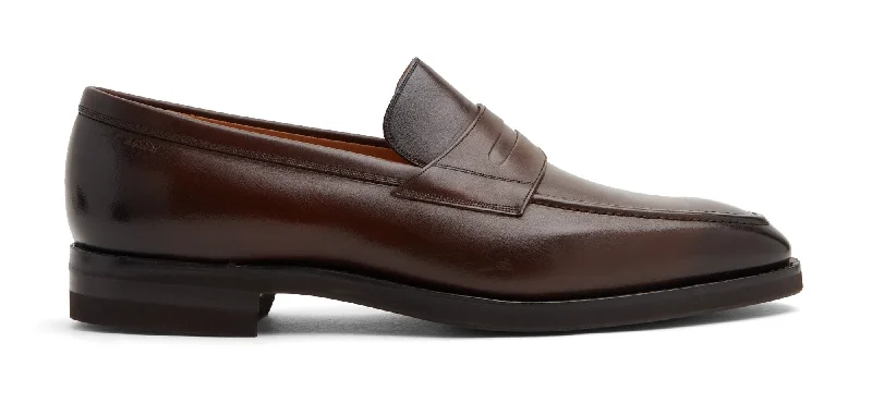 Men's loafers with a low - heeled design Men's loafers with a low - heeled design Bally Score 6231394 Men's Mid Brown Calf Leather Loafers Men's loafers with a low - heeled design Men's loafers with a low - heeled design Bally Score 6231394 Men's Mid Brown Calf Leather Loafers
