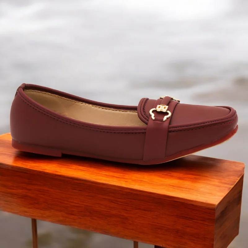 Leather men's slippers with a mule style M0518 flat pump