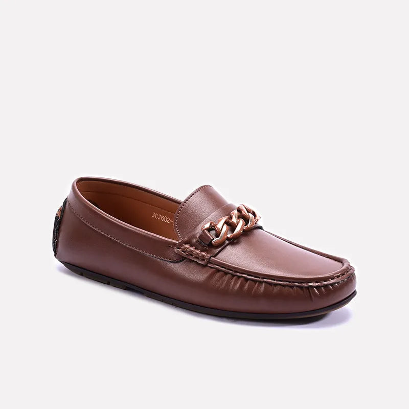Men's loafers with a smooth leather finish Men's loafers with a smooth leather finish Brown Chain Loafers For Men 0130950 Men's loafers with a smooth leather finish Men's loafers with a smooth leather finish Brown Chain Loafers For Men 0130950