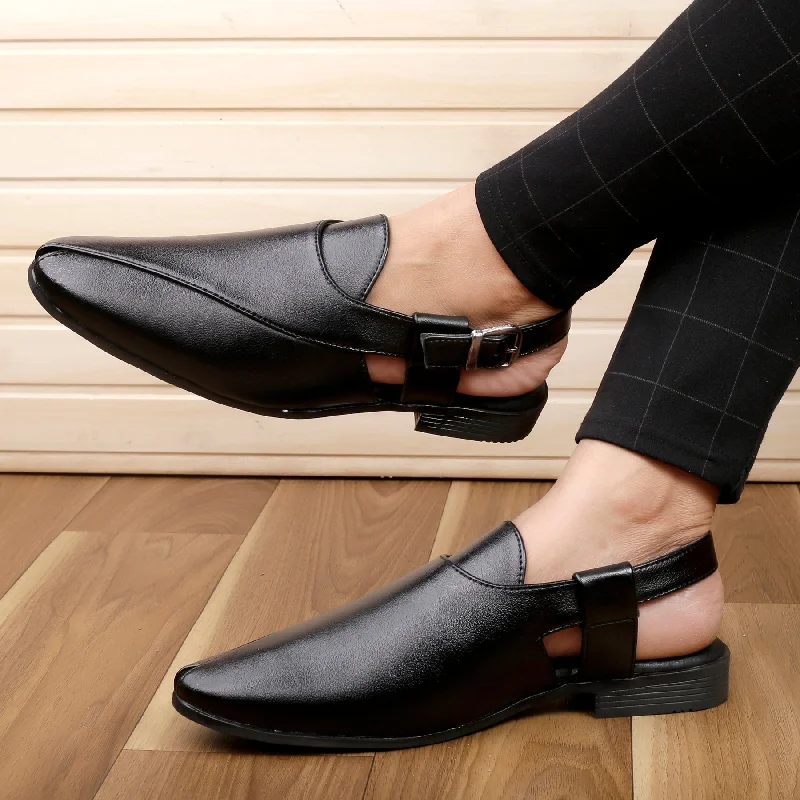 Men's casual shoes with a padded heel for comfort Bacca Bucci NOBILITY Close-Toe Outdoor Open Ethnic Sandals with Buckle Men's casual shoes with a padded heel for comfort Bacca Bucci NOBILITY Close-Toe Outdoor Open Ethnic Sandals with Buckle