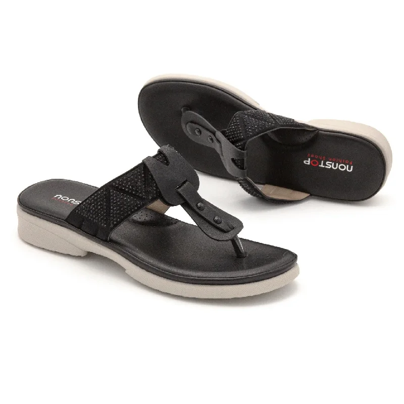 Men's slippers with a padded footbed for all - day comfort Ns1313L7 flipflop