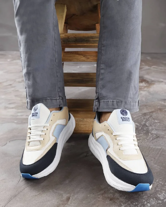 Men's casual shoes with a geometric pattern Bacca Bucci Men's SYLVIA Chunky Sole Sneakers Men's casual shoes with a geometric pattern Bacca Bucci Men's SYLVIA Chunky Sole Sneakers