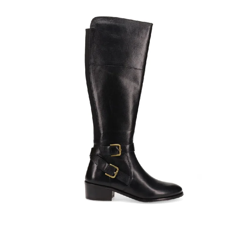 Men's casual shoes with a logo patch on the tongue Phoebe Medium Calf Fit Leather Knee-High Boots - PHOEBEM / 320 895 Men's casual shoes with a logo patch on the tongue Phoebe Medium Calf Fit Leather Knee-High Boots - PHOEBEM / 320 895