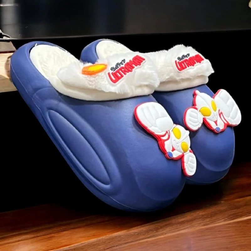 Men's slippers with a breathable fabric upper Kids ultramen