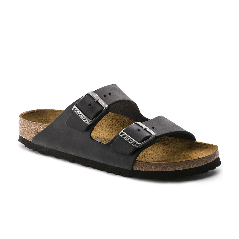 Men's sandals with a stretchy strap for a better fit Men's sandals with a stretchy strap for a better fit Arizona Black Oiled Leather Men's sandals with a stretchy strap for a better fit Men's sandals with a stretchy strap for a better fit Arizona Black Oiled Leather