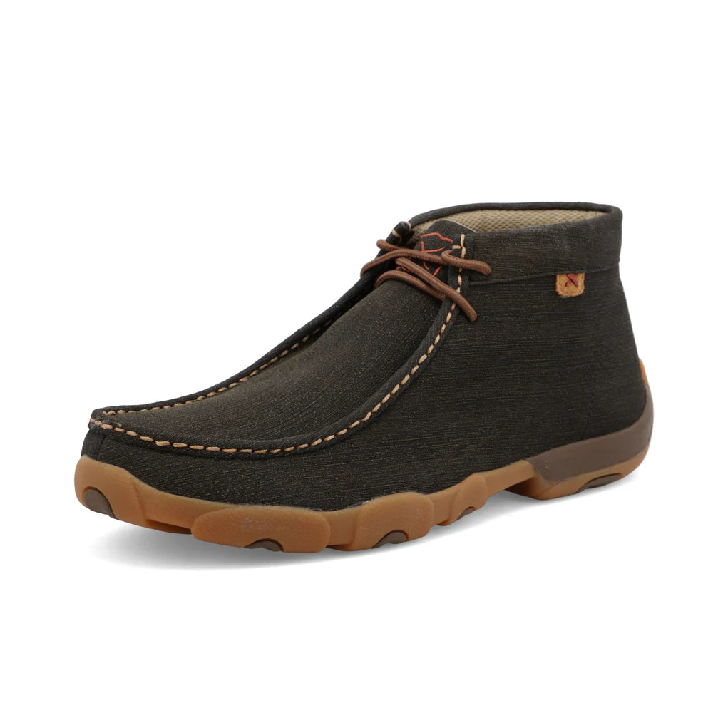 Men's casual shoes with a low - profile design Twisted X Men's Chukka Driving Moc in Charcoal Men's casual shoes with a low - profile design Twisted X Men's Chukka Driving Moc in Charcoal