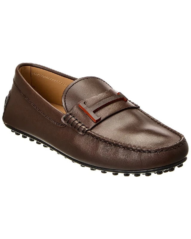 Men's leather loafers with a penny slot Men's leather loafers with a penny slot TOD’s City Gommino Leather Driver Men's leather loafers with a penny slot Men's leather loafers with a penny slot TOD’s City Gommino Leather Driver