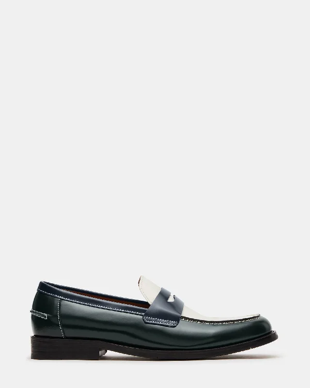 Men's loafers with a perforated leather upper for ventilation Men's loafers with a perforated leather upper for ventilation NATAN GREEN MULTI Men's loafers with a perforated leather upper for ventilation Men's loafers with a perforated leather upper for ventilation NATAN GREEN MULTI