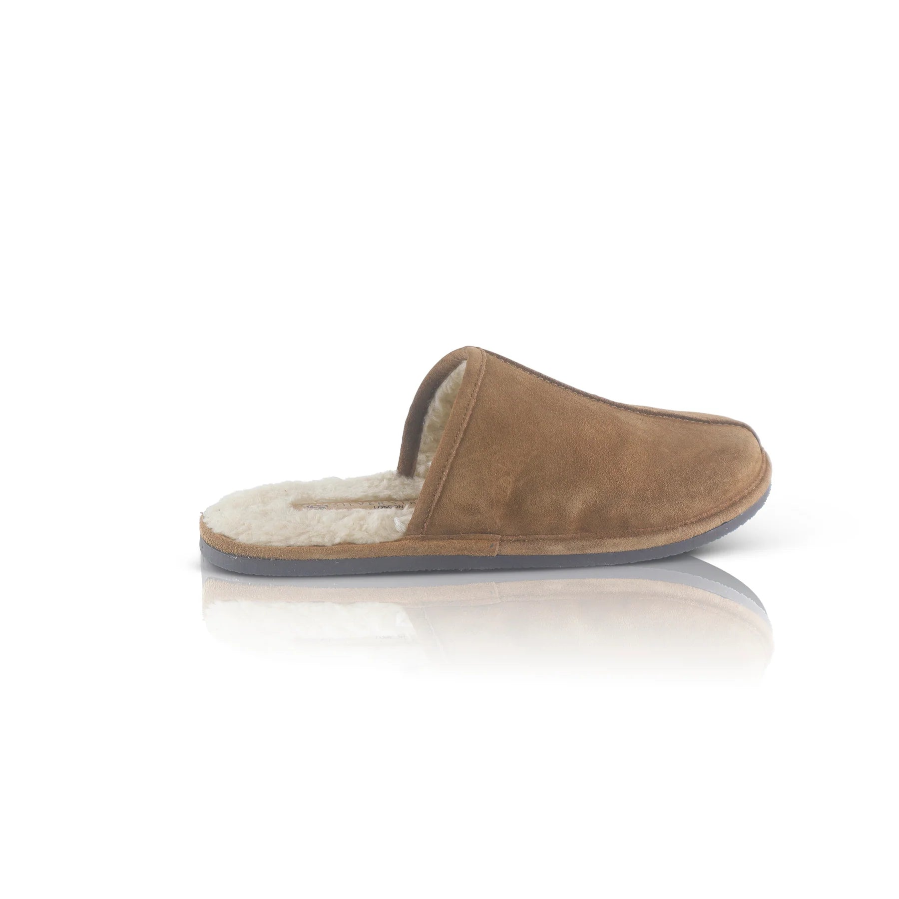 Men's slippers with a decorative pom - pom or tassel Silver Street London SMITHFIELD Mens Slippers Tan