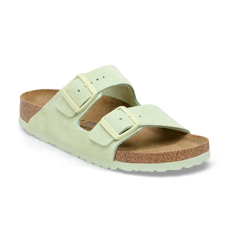 Men's sandals with a cushioned footbed Men's sandals with a cushioned footbed Arizona Faded Lime Suede Leather Men's sandals with a cushioned footbed Men's sandals with a cushioned footbed Arizona Faded Lime Suede Leather