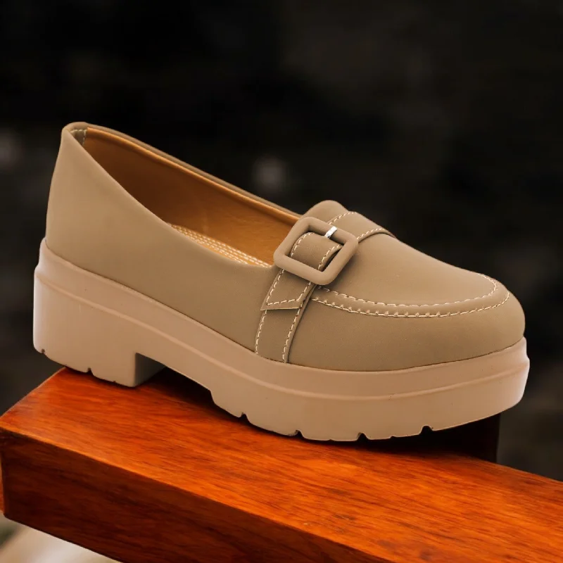 Men's slippers with a logo patch on the side M0493 block heel