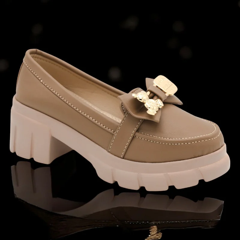 Men's slippers with a pointed toe for a stylish appearance M0436 block heel