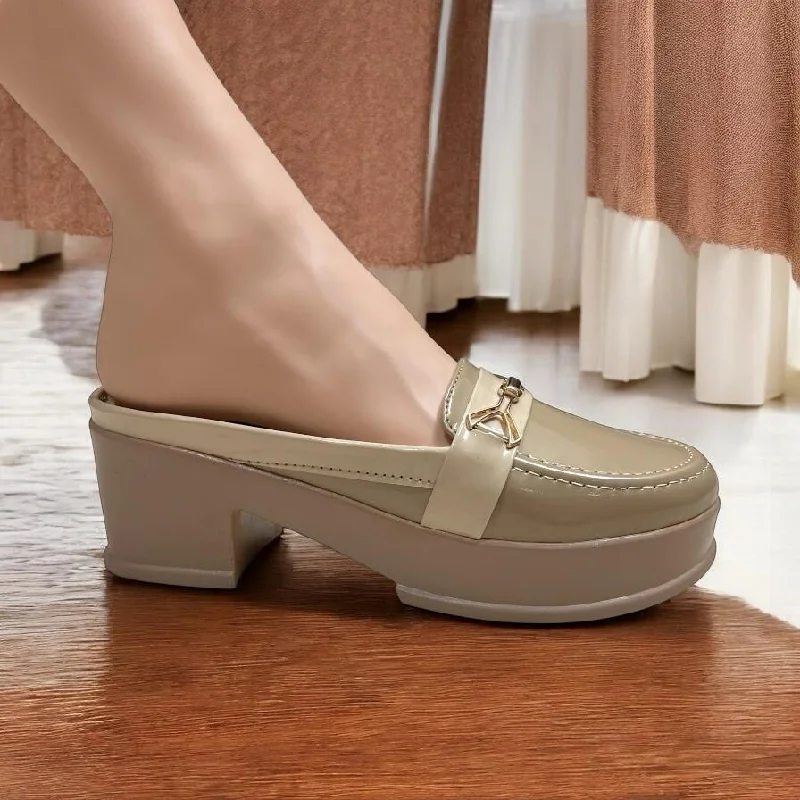 Men's slippers with a soft, flexible sole M0531 open back