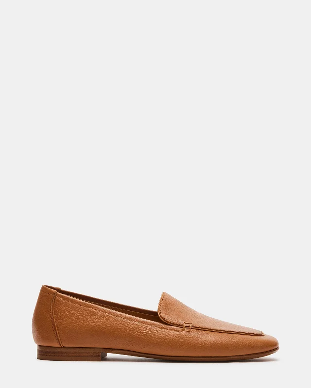 Men's loafers with a low - heeled design Men's loafers with a low - heeled design FITZ TAN LEATHER Men's loafers with a low - heeled design Men's loafers with a low - heeled design FITZ TAN LEATHER