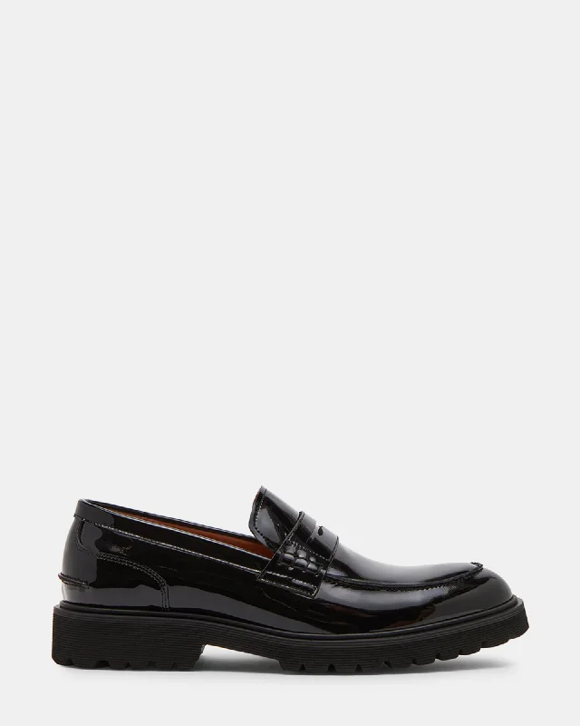 Men's leather loafers with a penny slot Men's leather loafers with a penny slot MAISONN BLACK LEATHER Men's leather loafers with a penny slot Men's leather loafers with a penny slot MAISONN BLACK LEATHER