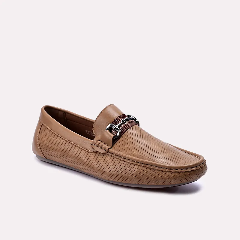 Men's loafers with a moc - toe design Men's loafers with a moc - toe design Wallace Mustard Perforated Horsebit Loafers 0130857 Men's loafers with a moc - toe design Men's loafers with a moc - toe design Wallace Mustard Perforated Horsebit Loafers 0130857