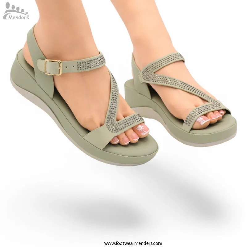 Men's slippers with a shock - absorbing midsole Ns1122L5 comfy sandal