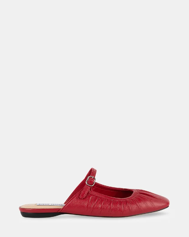 Men's loafers with a leather lining for comfort Men's loafers with a leather lining for comfort GISELEE RED LEATHER Men's loafers with a leather lining for comfort Men's loafers with a leather lining for comfort GISELEE RED LEATHER