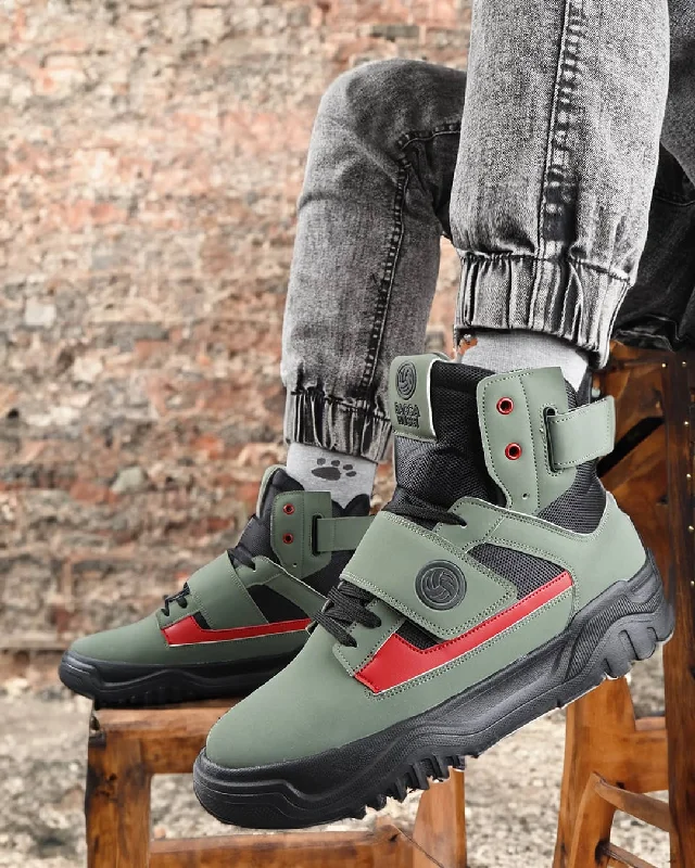 Men's casual shoes with a thick sole for added height Bacca Bucci DENVER High-Top Sneakers Men's casual shoes with a thick sole for added height Bacca Bucci DENVER High-Top Sneakers