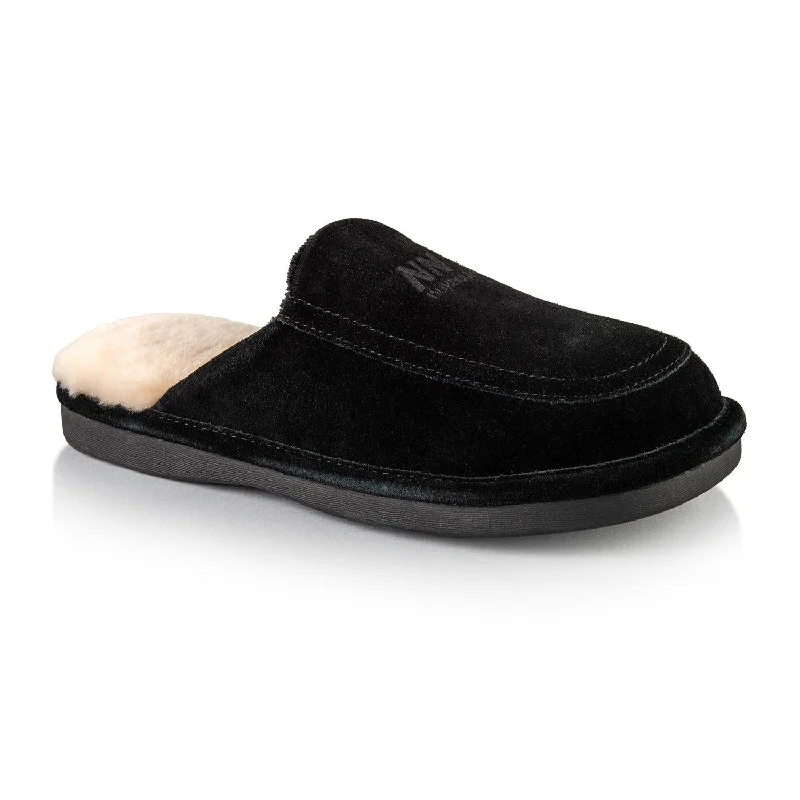 Men's slippers with a pointed toe for a stylish appearance Todd men's slipper (Black) Men's slippers with a pointed toe for a stylish appearance Todd men's slipper (Black)