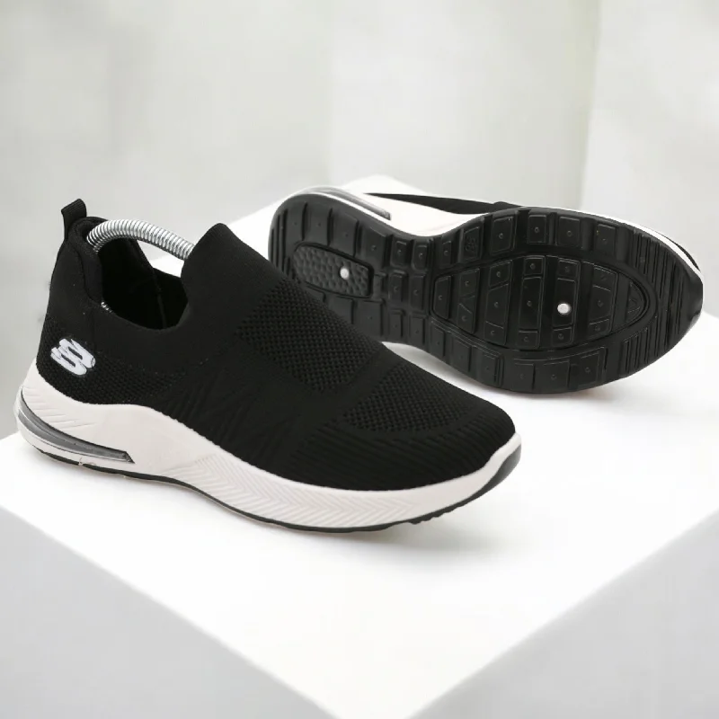 Men's plush slippers with a faux fur lining M0529 fabric shoes