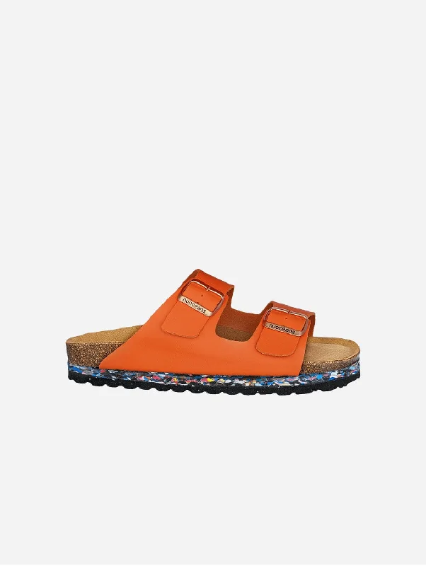 Men's leather sandals with an adjustable strap Men's leather sandals with an adjustable strap Nuo Recycled Flipflop & Cork Buckled Sandals | Tropic