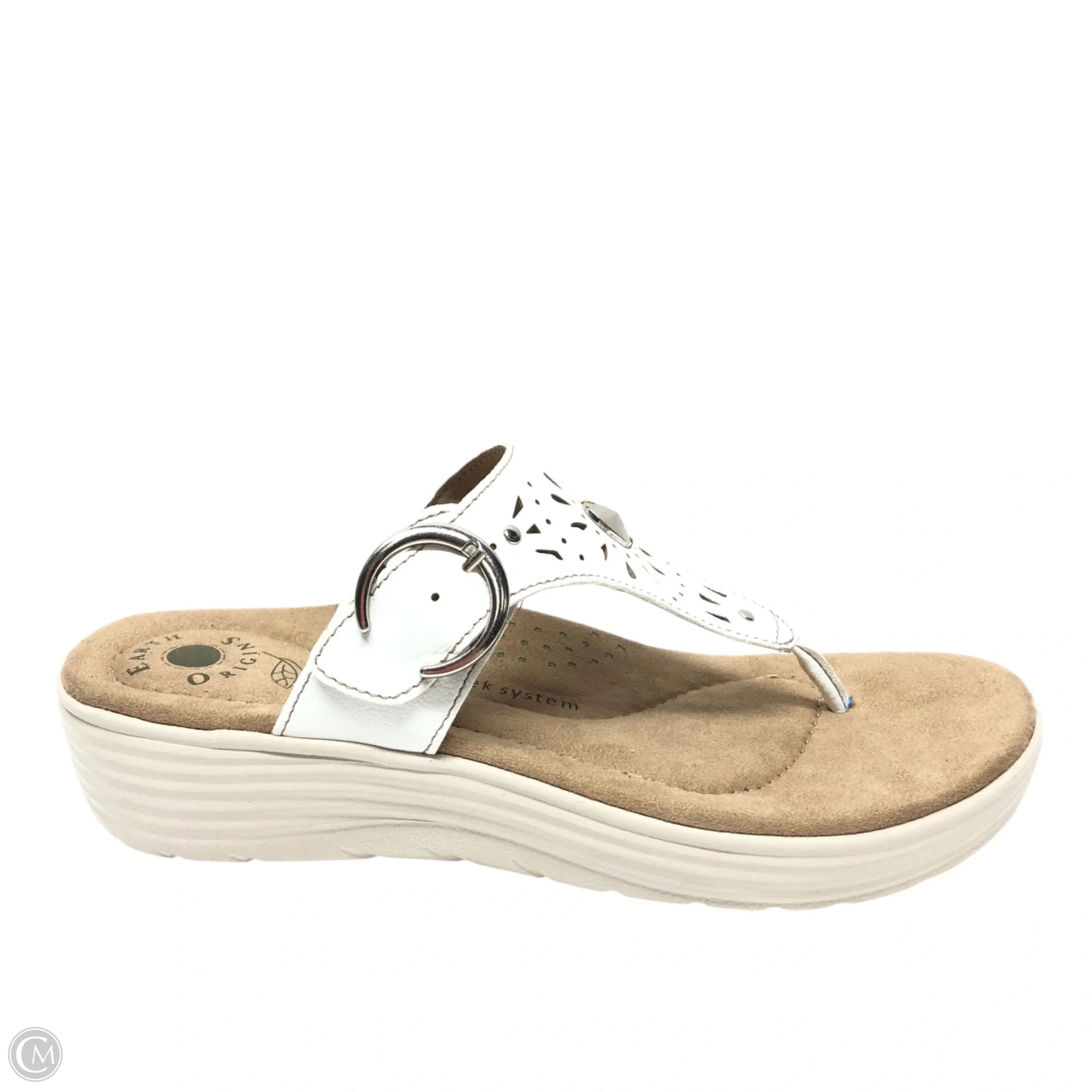 Men's sandals with a perforated leather upper for ventilation Men's sandals with a perforated leather upper for ventilation Sandals Heels Wedge By Earth Origins In White, Size: 9 Men's sandals with a perforated leather upper for ventilation Men's sandals with a perforated leather upper for ventilation Sandals Heels Wedge By Earth Origins In White, Size: 9