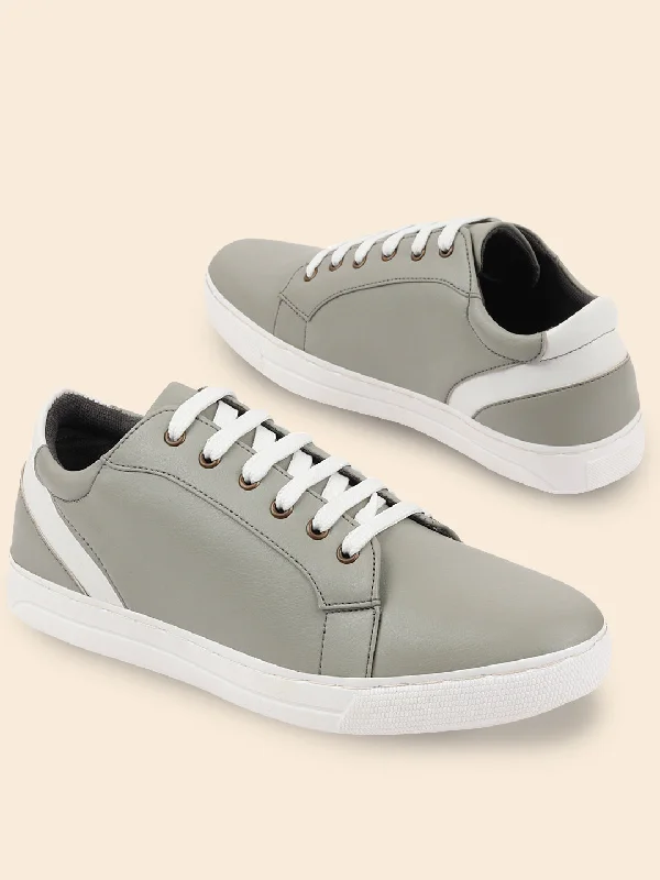 Men's casual shoes with a floral print for a unique style Men Grey Stylish Lace Up Sneakers Men's casual shoes with a floral print for a unique style Men Grey Stylish Lace Up Sneakers