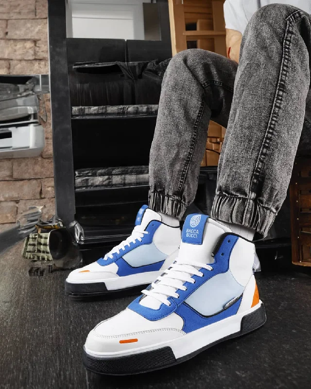 Men's casual sneakers with a mesh upper Bacca Bucci High-top SKYLINE SOARER Men's Sneakers - Gen Z Style Elevation Men's casual sneakers with a mesh upper Bacca Bucci High-top SKYLINE SOARER Men's Sneakers - Gen Z Style Elevation