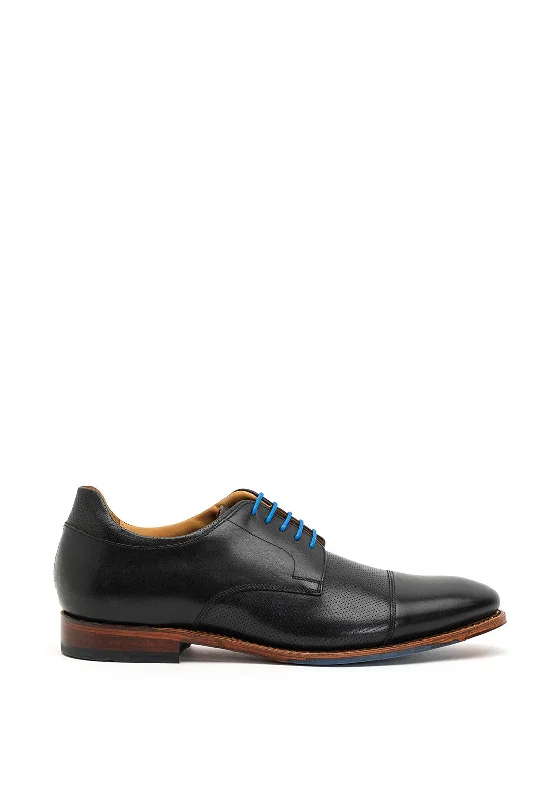 Men's casual shoes with a thick sole for added height Gordon & Bros Fabien Leather Shoe, Black Men's casual shoes with a thick sole for added height Gordon & Bros Fabien Leather Shoe, Black