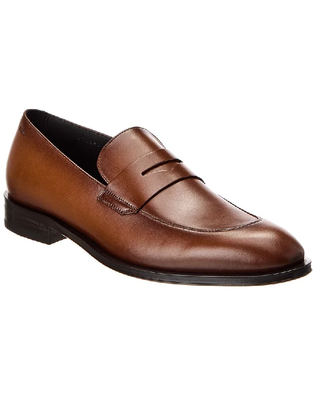 Men's loafers with a perforated leather upper for ventilation Men's loafers with a perforated leather upper for ventilation Hugo Boss Derrek Leather Loafer Men's loafers with a perforated leather upper for ventilation Men's loafers with a perforated leather upper for ventilation Hugo Boss Derrek Leather Loafer