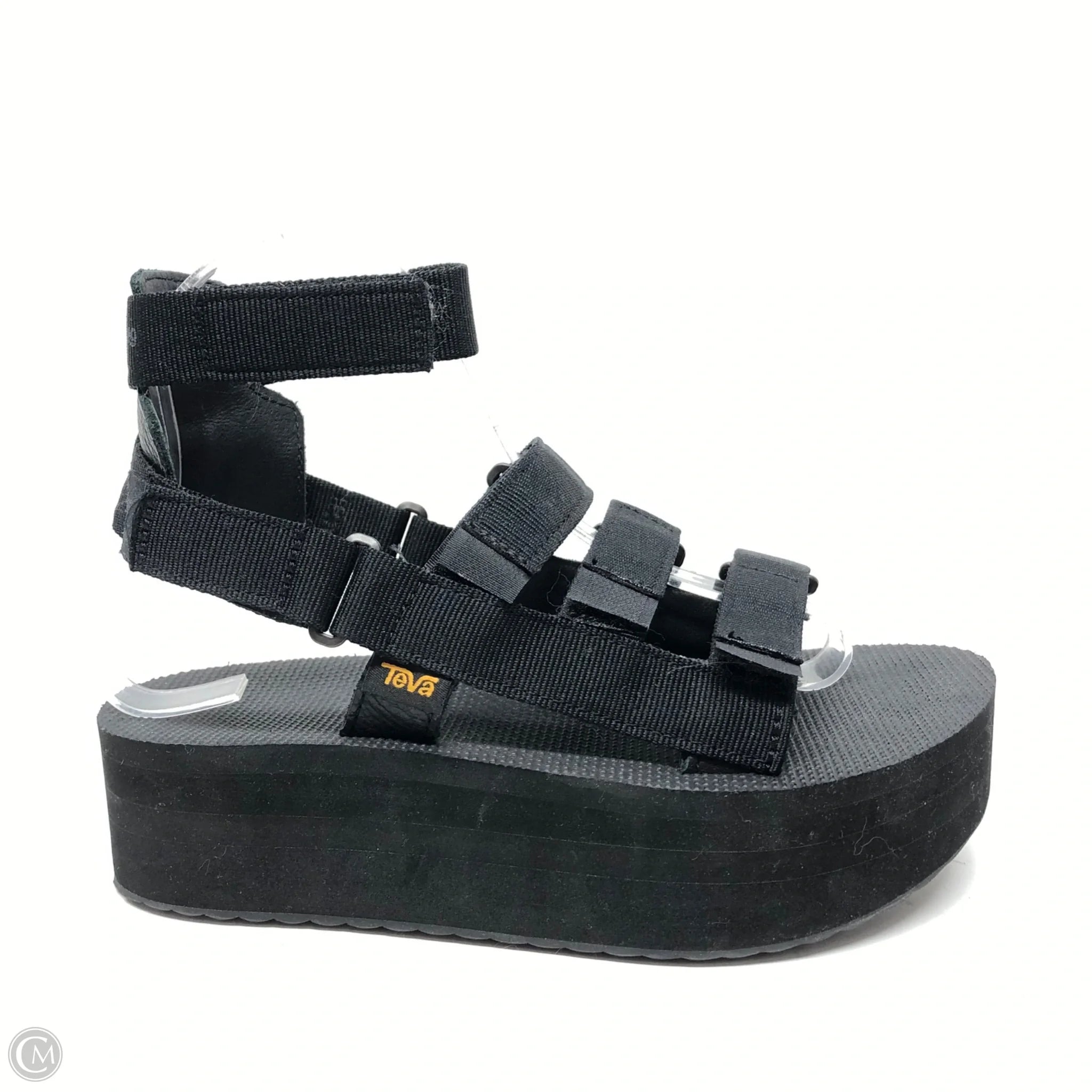 Men's sandals with a pointed toe for a stylish look Men's sandals with a pointed toe for a stylish look Sandals Heels Platform By Teva In Black, Size: 6 Men's sandals with a pointed toe for a stylish look Men's sandals with a pointed toe for a stylish look Sandals Heels Platform By Teva In Black, Size: 6