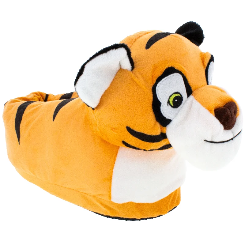 Men's slippers with a padded collar for comfort Orange Tiger Cub