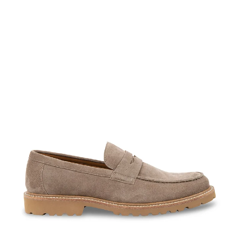 Men's loafers with a tassel front for a classic look Men's loafers with a tassel front for a classic look KAYVONN TAUPE SUEDE Men's loafers with a tassel front for a classic look Men's loafers with a tassel front for a classic look KAYVONN TAUPE SUEDE