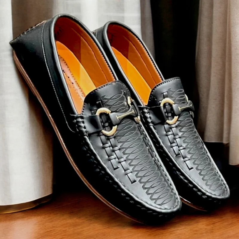 Men's slippers with a soft, flexible sole Men black shoes