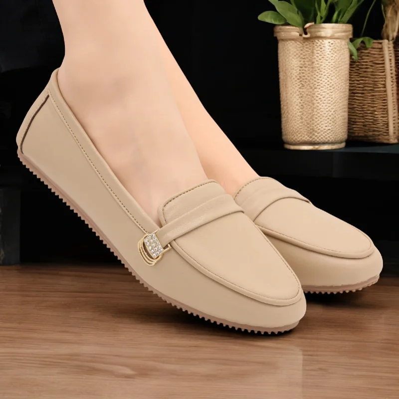 Leather men's slippers with a mule style M0283 flat pump