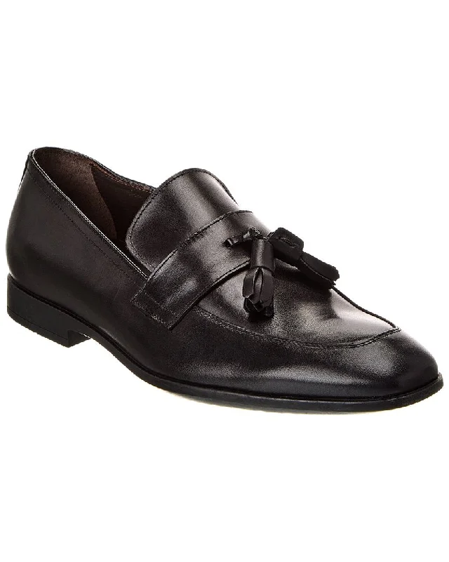 Men's loafers with a moc - toe design Men's loafers with a moc - toe design M by Bruno Magli Glen Leather Loafer Men's loafers with a moc - toe design Men's loafers with a moc - toe design M by Bruno Magli Glen Leather Loafer