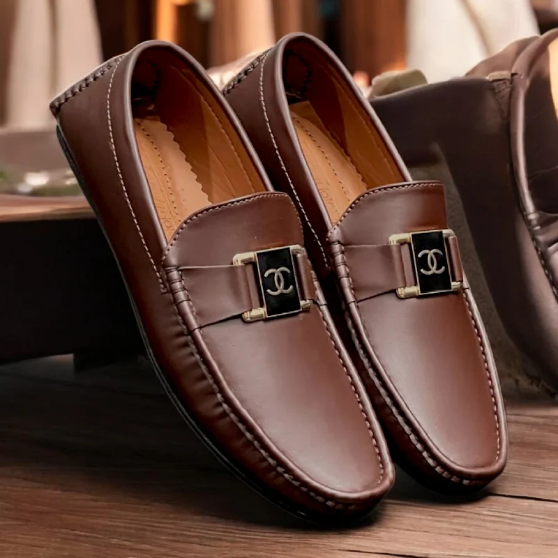 Men's plush slippers with a faux fur lining Calsia men shoes