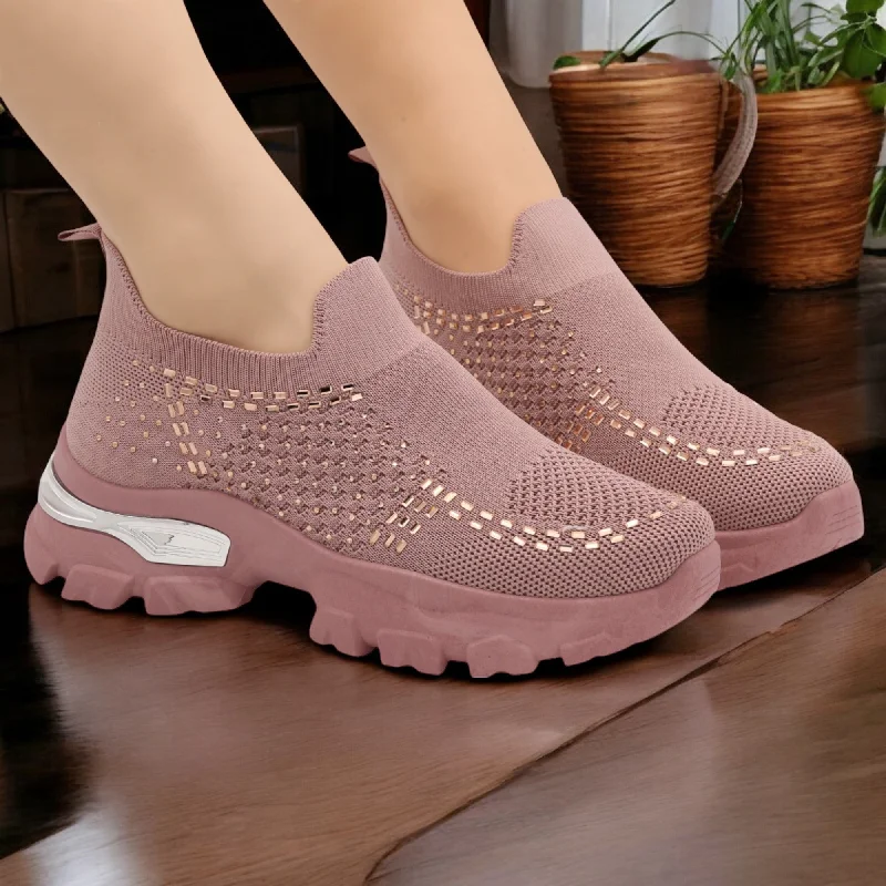 Men's slippers with a breathable fabric upper W015 comfy shoes