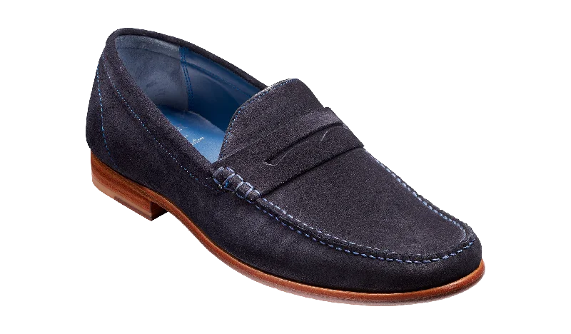 Men's loafers with a smooth leather finish Men's loafers with a smooth leather finish William - Dark Navy Suede Men's loafers with a smooth leather finish Men's loafers with a smooth leather finish William - Dark Navy Suede