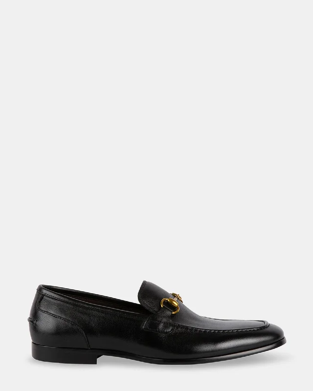 Men's loafers with a cushioned footbed Men's loafers with a cushioned footbed BANDERAS BLACK LEATHER Men's loafers with a cushioned footbed Men's loafers with a cushioned footbed BANDERAS BLACK LEATHER