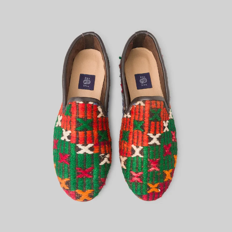 Men's loafers with a perforated leather upper for ventilation Men's loafers with a perforated leather upper for ventilation Men's Kilim Loafer Size 11
