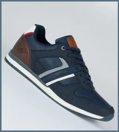 Men's casual shoes with a logo patch on the tongue TOMMY BOWE EIGHTEEN