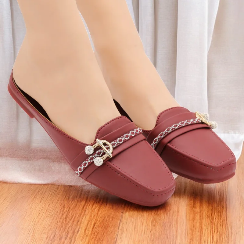 Men's slippers with a non - slip outsole for safety M0516 open back