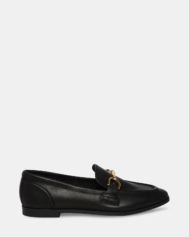 Men's loafers with a low - heeled design Men's loafers with a low - heeled design CARRINE BLACK LEATHER Men's loafers with a low - heeled design Men's loafers with a low - heeled design CARRINE BLACK LEATHER