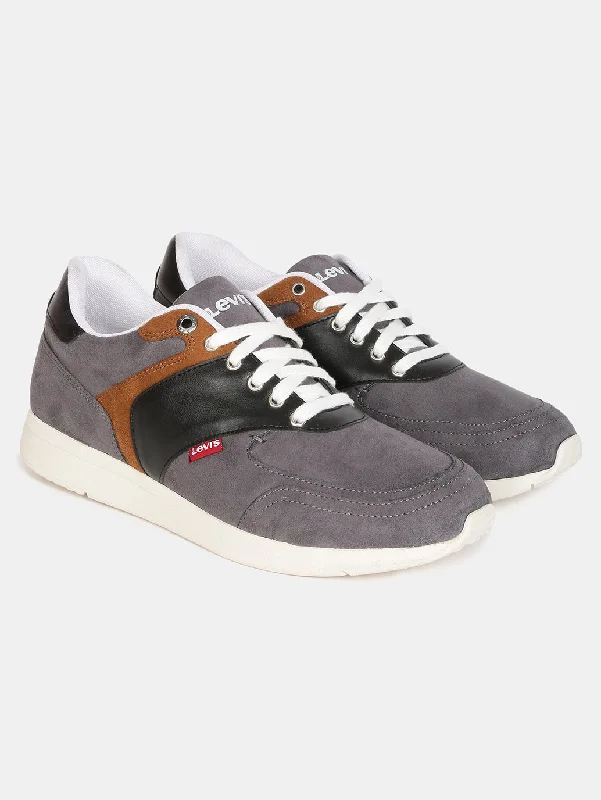 Men's casual sneakers with a mesh upper Men's Colorblock Casual Shoes