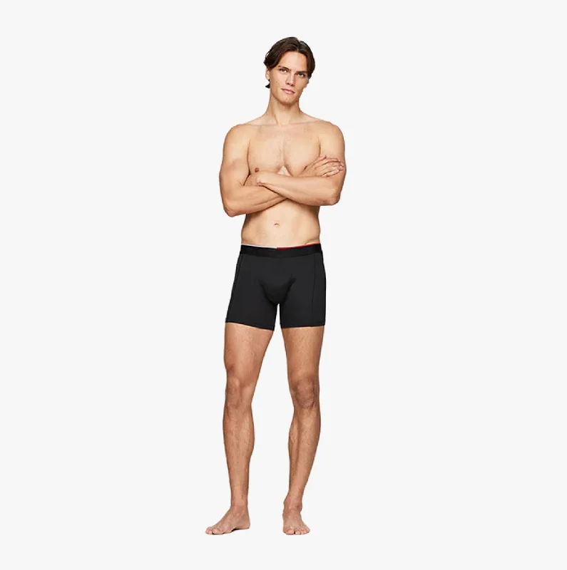 Men's slippers with a wool blend upper for warmth Tommy Hilfiger EVERYDAY MICROFIBRE Mens  3 -Pack Boxer Briefs Black