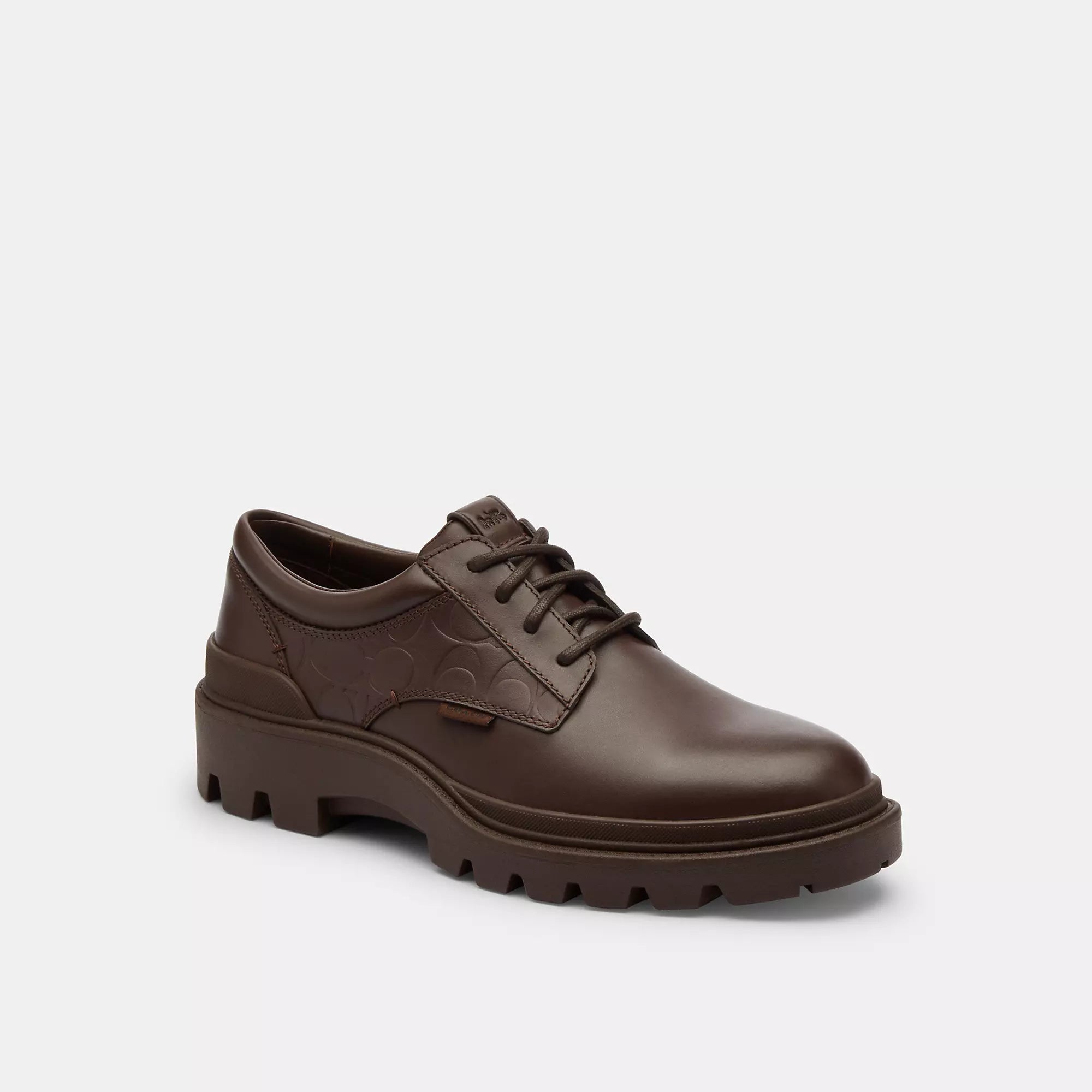 Men's loafers with a leather lining for comfort Men's loafers with a leather lining for comfort Coach Outlet Cameron Derby In Signature Leather Men's loafers with a leather lining for comfort Men's loafers with a leather lining for comfort Coach Outlet Cameron Derby In Signature Leather